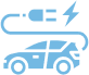 EV vehicle logo